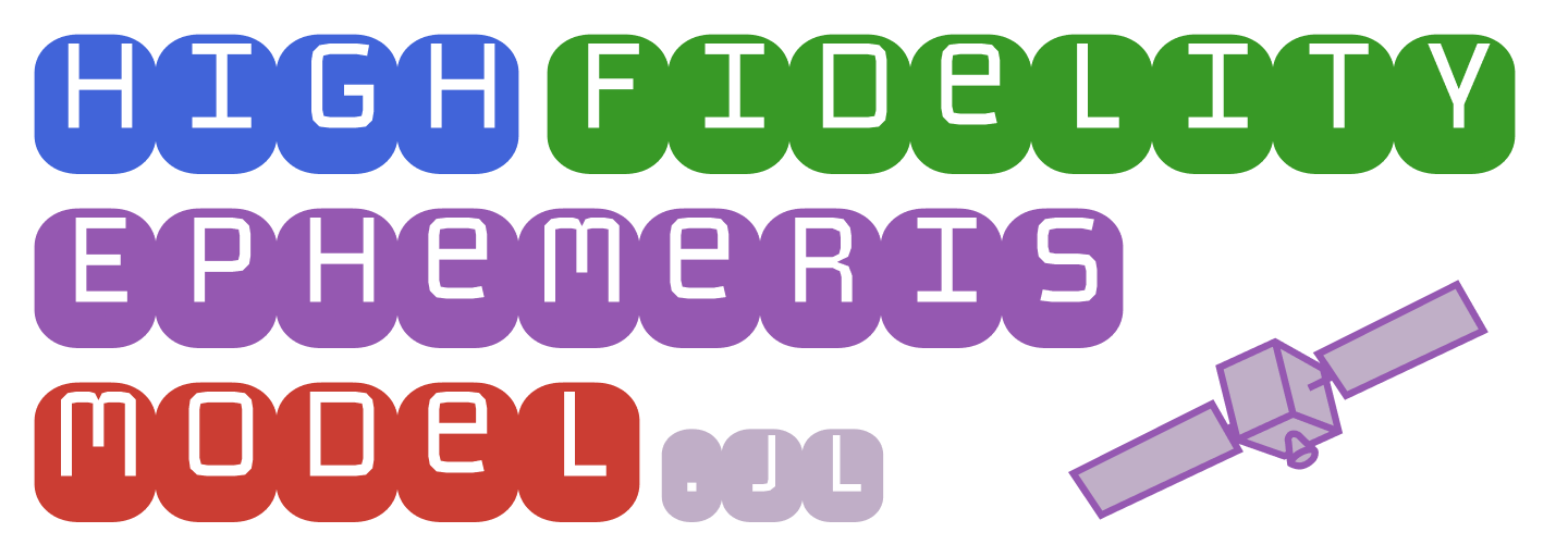 HighFidelityEphemerisModel.jl logo